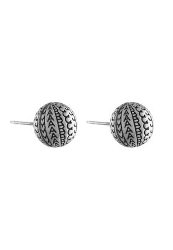 MARC JACOBS - Marc Jacobs Kolczyki The Monogram Stud 2S4JER001J53 Srebrny. Materiał: metalowe. Kolor: srebrny