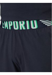 Emporio Armani Underwear Piżama 111573 4R516 00135 Granatowy Regular Fit. Kolor: niebieski. Materiał: bawełna #4