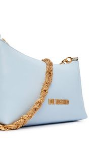Love Moschino - LOVE MOSCHINO Torebka JC4143PP1OLX0701 Błękitny. Kolor: niebieski. Materiał: skórzane #4
