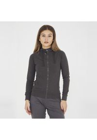 LEGEA - Bluza Legea Dair Damskie. Kolor: szary. Materiał: bawełna. Długość rękawa: długi rękaw. Długość: długie. Sport: fitness #1