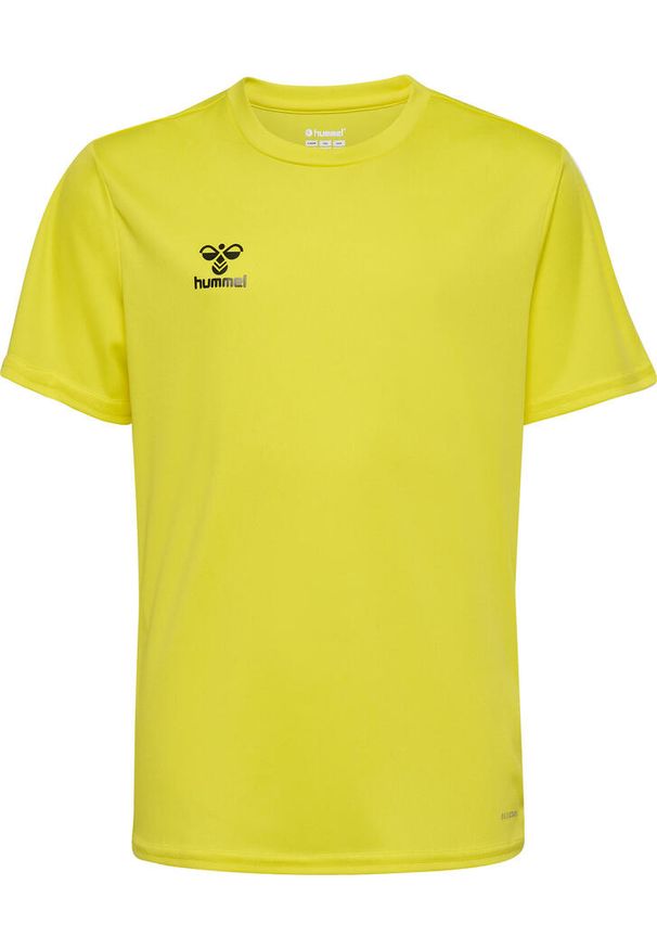 Hummel - Koszulka Poliestrowa Essential Jersey S/S Kids. Kolor: żółty. Materiał: jersey, poliester