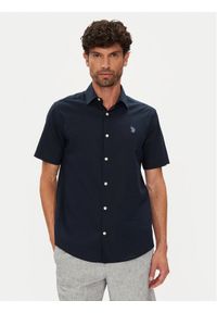 U.S. Polo Assn. Koszula MUP3254 Granatowy Regular Fit. Typ kołnierza: polo. Kolor: niebieski. Materiał: bawełna #1
