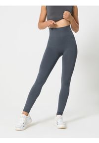 Sinsay - Legginsy sportowe - szary. Kolor: szary. Styl: sportowy