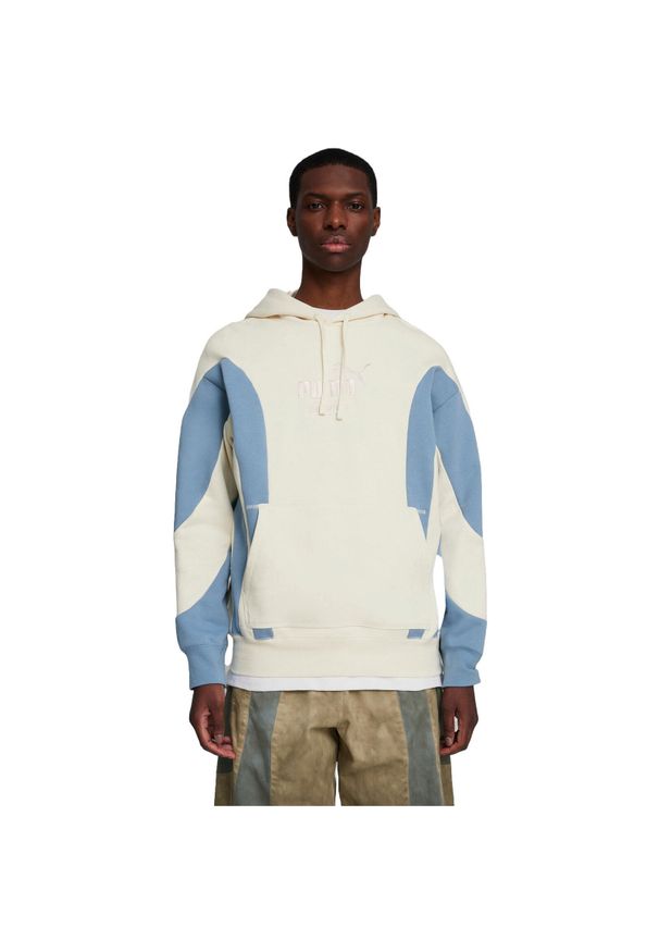 Bluza z kapturem męskie Puma X Kidsuper Hoodie. Typ kołnierza: kaptur. Kolor: biały. Materiał: bawełna, materiał