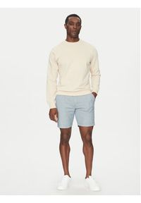 INDICODE Szorty materiałowe Inerwilo 70-815 Niebieski Slim Fit. Kolor: niebieski. Materiał: bawełna