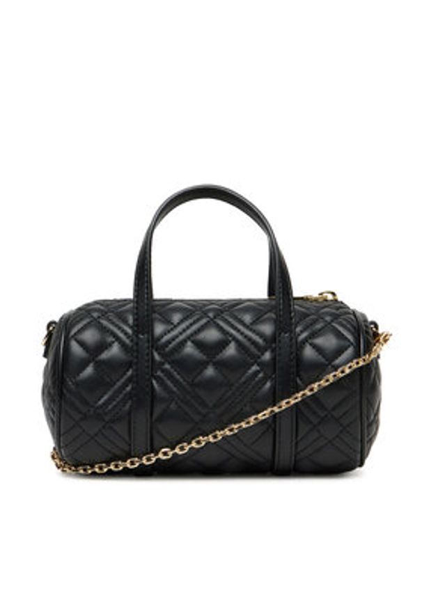 Love Moschino - LOVE MOSCHINO Torebka JC4249PP0MLA0000 Czarny. Kolor: czarny. Materiał: skórzane