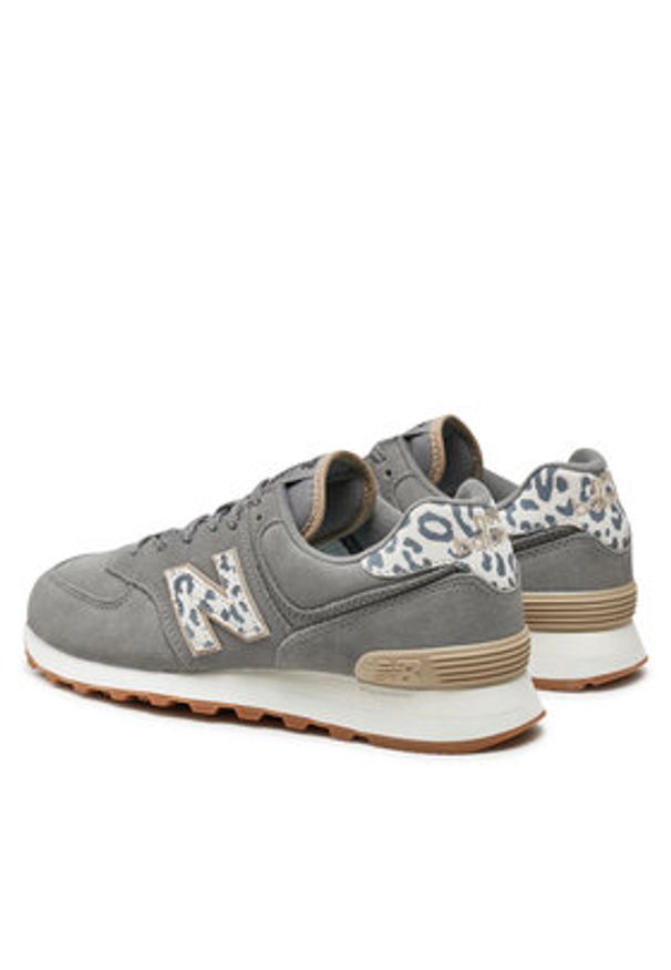 New Balance Sneakersy WL574IJ2 Szary. Kolor: szary. Materiał: zamsz, skóra. Model: New Balance 574