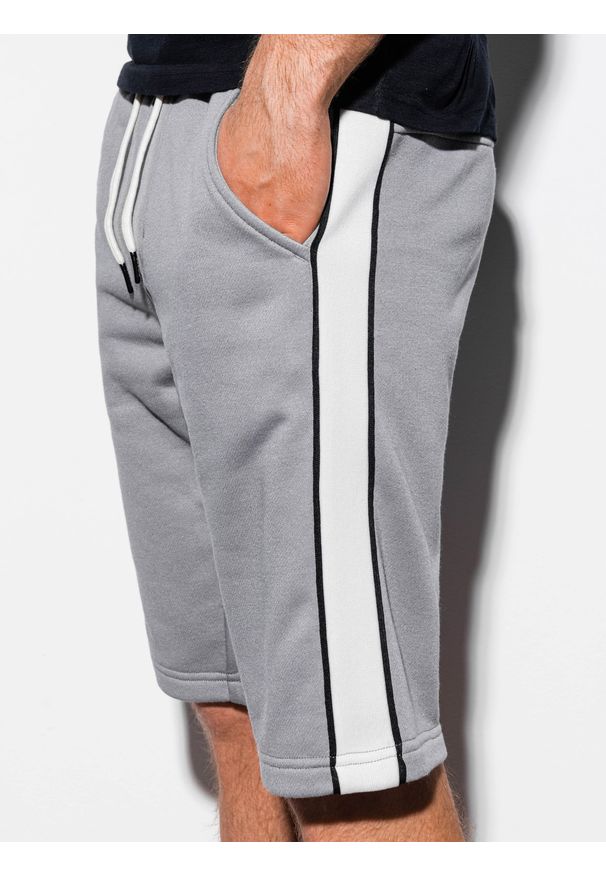 Szare szorty Ombre Clothing krótkie