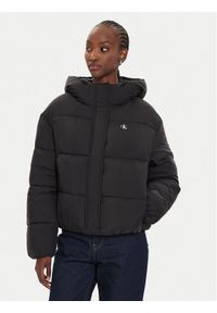 Calvin Klein Jeans Kurtka zimowa J20J224112 Czarny Regular Fit. Kolor: czarny. Materiał: syntetyk. Sezon: zima #1