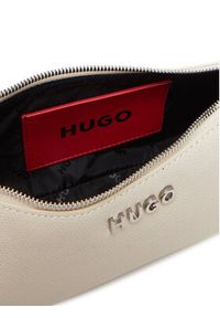 Hugo - HUGO Torebka Chris SM Hobo R.N. 50516666 Beżowy. Kolor: beżowy. Materiał: skórzane