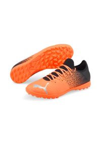 Buty piłkarskie męskie Puma Future Z 4.3 TT. Kolor: pomarańczowy, wielokolorowy, czarny. Sport: piłka nożna