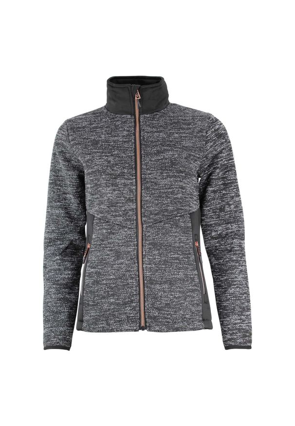 PEAK MOUNTAIN - Damski polar Peak Mountain Acrest. Kolor: szary, wielokolorowy, czarny. Materiał: polar. Sezon: zima. Sport: narciarstwo