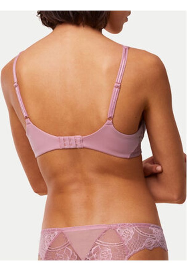 Triumph Biustonosz z fiszbiną Wild Peony Florale 10209627 Różowy. Kolor: różowy. Materiał: syntetyk