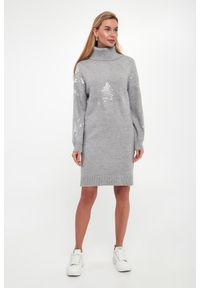 Joseph Ribkoff - Sukienka swetrowa z golfem JOSEPH RIBKOFF. Typ kołnierza: golf #2