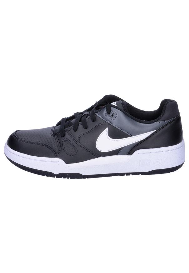 Buty do chodzenia męskie Nike Full Force Lo. Kolor: czarny. Materiał: skóra. Szerokość cholewki: normalna. Sport: turystyka piesza