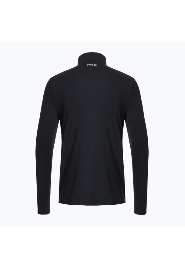 Bluza do biegania męska Under Armour Trail Run Quarter Zip. Kolor: czarny. Sport: bieganie