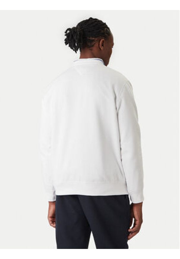 TOMMY HILFIGER - Tommy Hilfiger Bluza Essential MW0MW37232 Biały Regular Fit. Kolor: biały. Materiał: bawełna