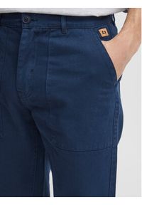 Blend Spodnie materiałowe 20715567 Granatowy Regular Fit. Kolor: niebieski. Materiał: bawełna #3