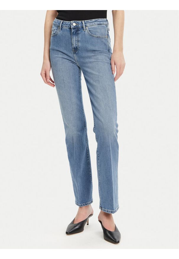 TOMMY HILFIGER - Tommy Hilfiger Jeansy WW0WW44346 Niebieski Bootcut Fit. Kolor: niebieski