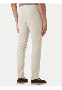 BOSS Spodnie materiałowe H-Genius-253 50561874 Beżowy Slim Fit. Kolor: beżowy. Materiał: wiskoza #3