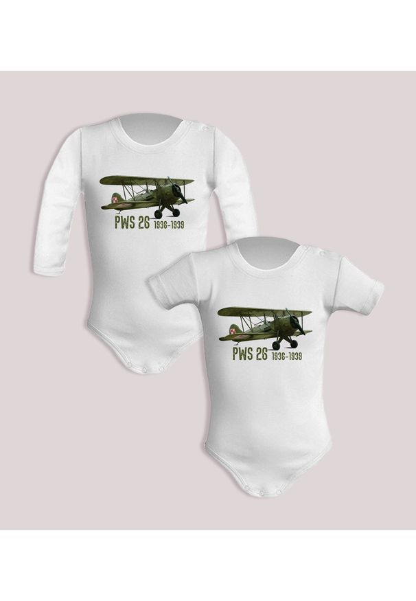 nikiniki - PWS-26 — body (Rozmiar: 12M; Długość rękawa: krótki; Rodzaj nadruku: PWS-26). Materiał: bawełna. Wzór: nadruk