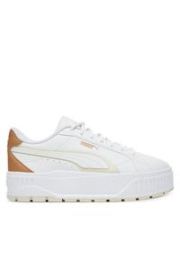 Puma Sneakersy Karmen II Aqua Metallics 401614 02 Biały. Kolor: biały. Materiał: skóra