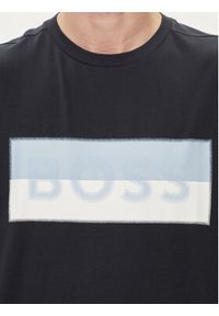 BOSS - Boss T-Shirt 50512998 Granatowy Regular Fit. Kolor: niebieski. Materiał: bawełna