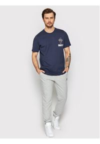 Adidas - adidas T-Shirt Energy Graphic HC6877 Granatowy Regular Fit. Kolor: niebieski. Materiał: bawełna