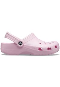 Buty do chodzenia damskie Crocs Classic. Kolor: różowy. Materiał: syntetyk, materiał. Styl: sportowy
