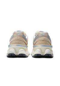 Buty unisex New Balance U9060LBD – beżowe. Kolor: beżowy. Materiał: zamsz, guma, skóra. Szerokość cholewki: normalna. Sport: turystyka piesza #2
