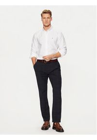 TOMMY HILFIGER - Tommy Hilfiger Koszula Solid Heritage MW0MW35774 Biały Regular Fit. Kolor: biały. Materiał: bawełna #4