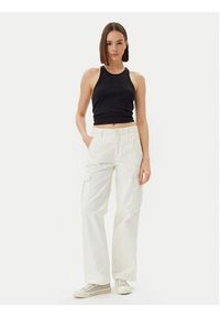 Guess Jeans Jeansy W4YB61 WGCV1 Écru Straight Leg #3