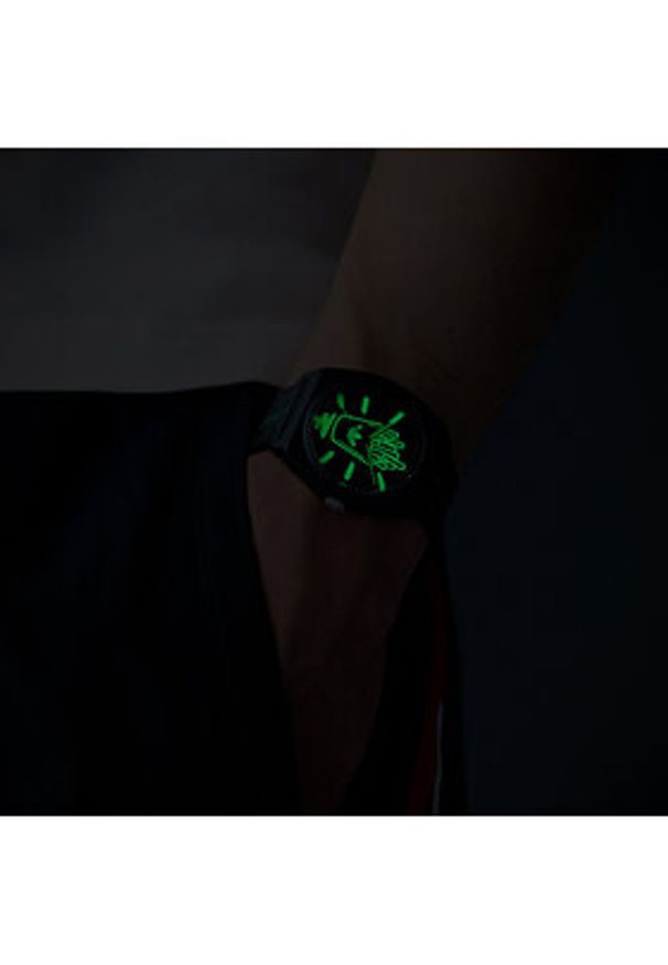 Adidas - adidas Zegarek Project Two AOST25040 Czarny. Kolor: czarny. Materiał: guma