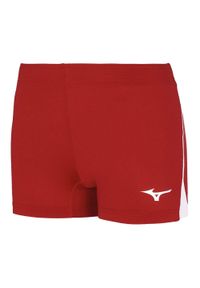 Mizuno - Spodenki Do Siatkówki HighKyu Dla Kobiet. Kolor: czerwony. Sport: siatkówka