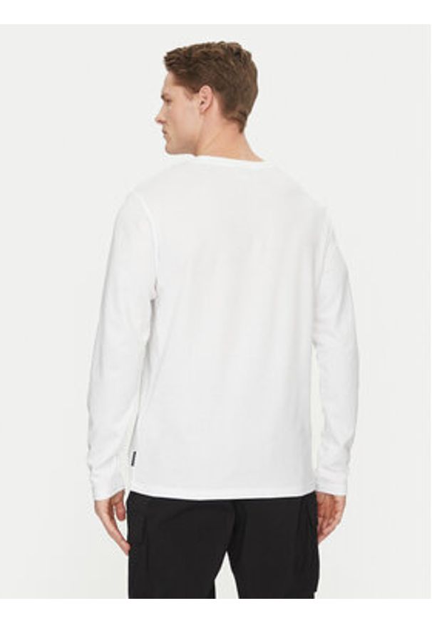 Jack & Jones - Jack&Jones Longsleeve Fusion 12273134 Biały Regular Fit. Kolor: biały. Materiał: bawełna. Długość rękawa: długi rękaw