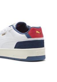 Puma - Sneakersy unisex Court Classico Sport PUMA White Persian Blue. Kolor: niebieski, wielokolorowy, biały. Materiał: zamsz. Sport: turystyka piesza