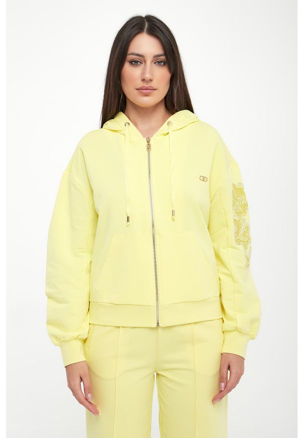 Liu Jo - Bluza damska z kapturem LIU JO. Typ kołnierza: kaptur