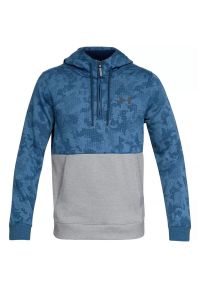 Bluza męska Under Armour Threadborne 1/2 Fitted ZIP 409. Kolor: niebieski #1