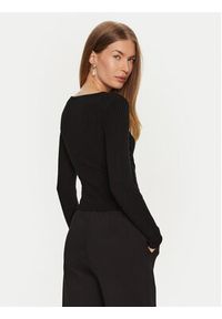 ViCOLO Sweter 22099S Czarny Slim Fit. Kolor: czarny. Materiał: syntetyk #5
