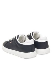 TOMMY HILFIGER - Tommy Hilfiger Sneakersy Icon Court Light Weight FW0FW08948 Granatowy. Kolor: niebieski. Materiał: skóra #4
