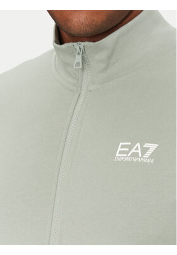 EA7 Emporio Armani Dres 8NPV60 PJVRZ M7003 Zielony Regular Fit. Kolor: zielony. Materiał: bawełna