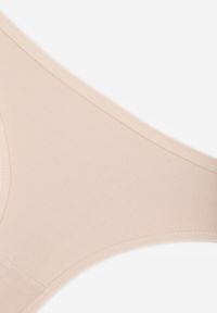 Born2be - Beżowe Majtki Typu Stringi z Bawełną Asoia. Kolor: beżowy. Materiał: bawełna #3