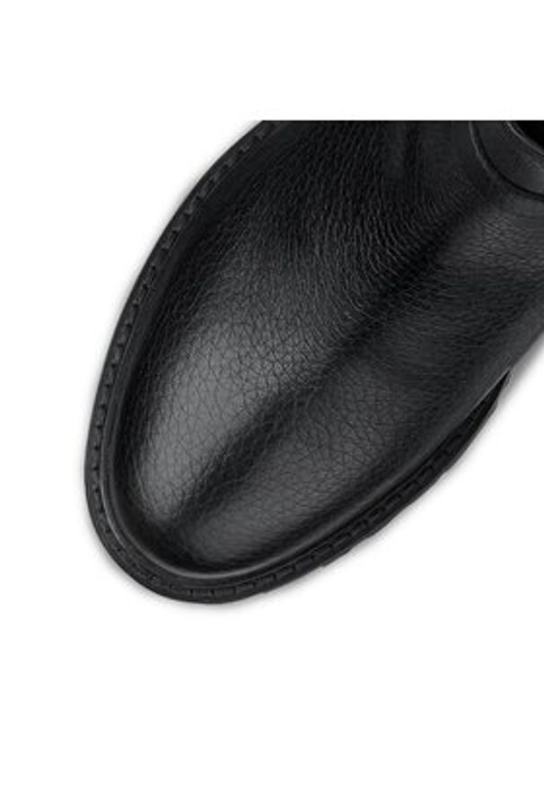 Geox Botki D Hoara D36FTA 00046 C9999 Czarny. Kolor: czarny. Materiał: skóra