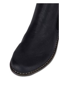 Rieker Botki Z4994-00 Czarny. Kolor: czarny. Materiał: materiał #7