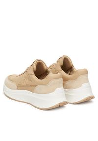 Lauren Ralph Lauren - LAUREN RALPH LAUREN Sneakersy 802974376001 Beżowy. Kolor: beżowy. Materiał: skóra #4