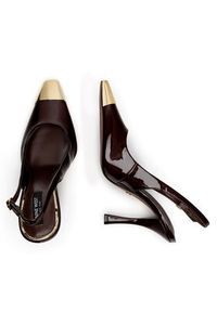 Nine West Szpilki WFA3376-1 Brązowy. Kolor: brązowy. Materiał: skóra. Obcas: na szpilce #6