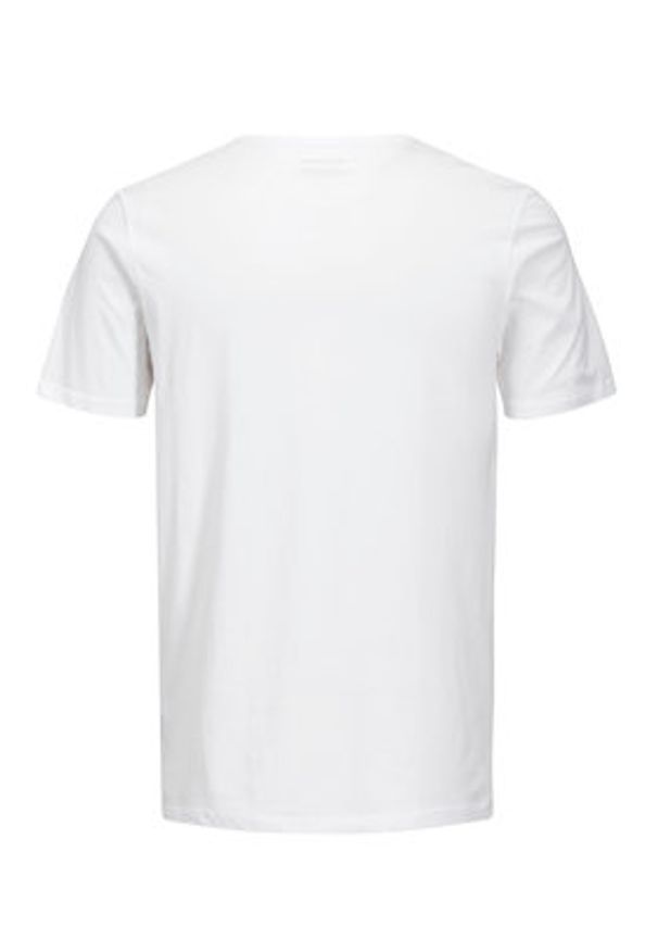 Jack & Jones - Jack&Jones Komplet 2 t-shirtów Basic Crew Neck 12133913 Biały Regular Fit. Kolor: biały. Materiał: bawełna