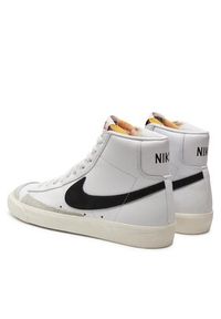 Nike Sneakersy Blazer Mid '77 Vntg BQ6806 100 Biały. Kolor: biały. Materiał: skóra #4