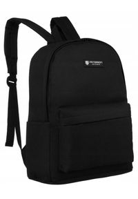 Plecak sportowy Peterson PTN 79904 czarny. Kolor: czarny. Materiał: poliester. Styl: sportowy