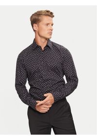 BOSS - Boss Koszula H-Joe 50527626 Czarny Slim Fit. Kolor: czarny. Materiał: bawełna #1